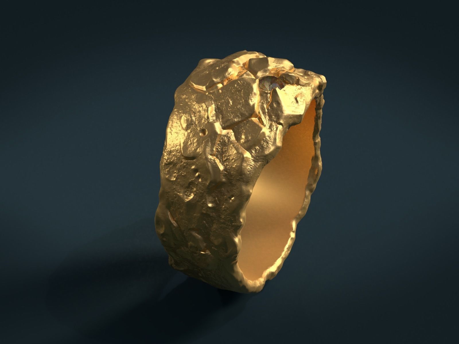 Golden Ring 3D print model_5