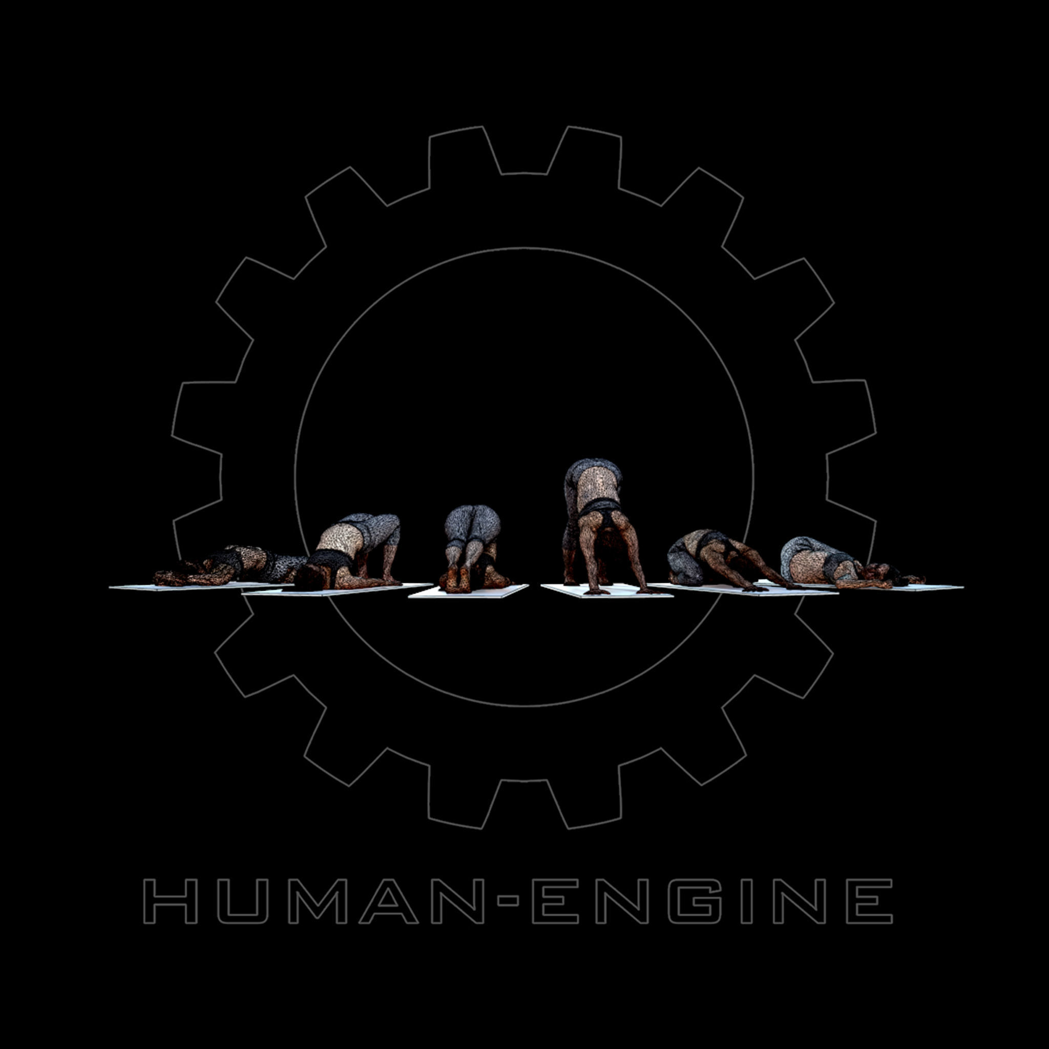 Various Yoga Female Poses with Mat 006 Bundle 3D model_5