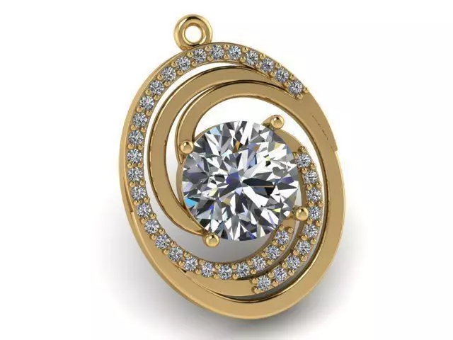 Pendant T01383 3D print model_0