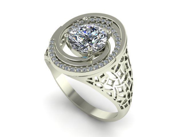 Ring T01384 3D print model_1