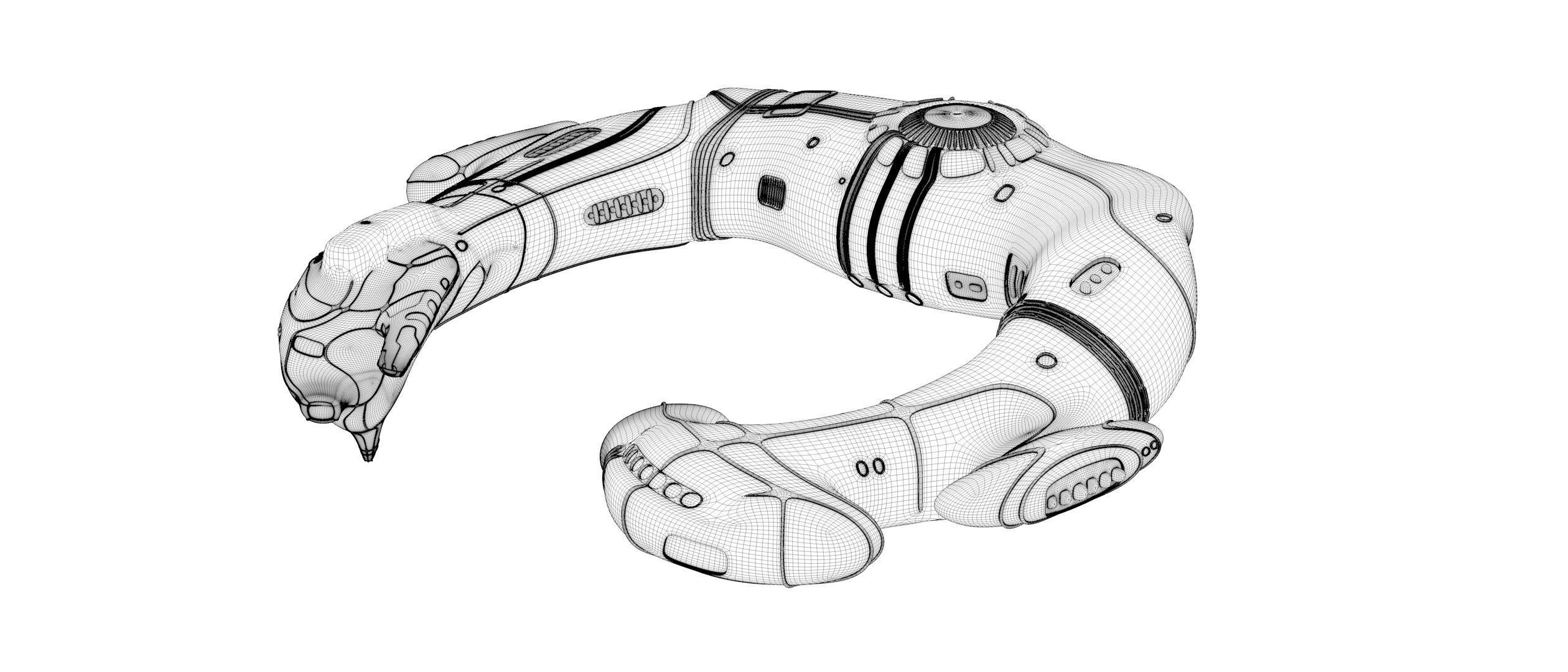 Alien Juggernaut 3D model_2