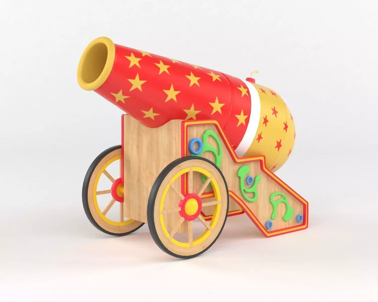 Circus Cannon 3D model_0