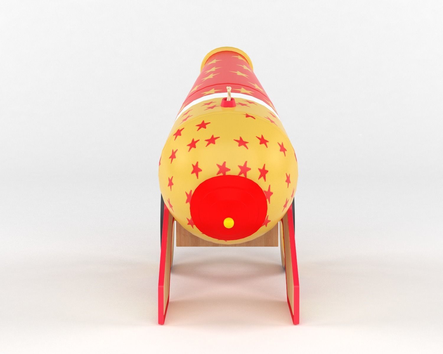 Circus Cannon 3D model_5
