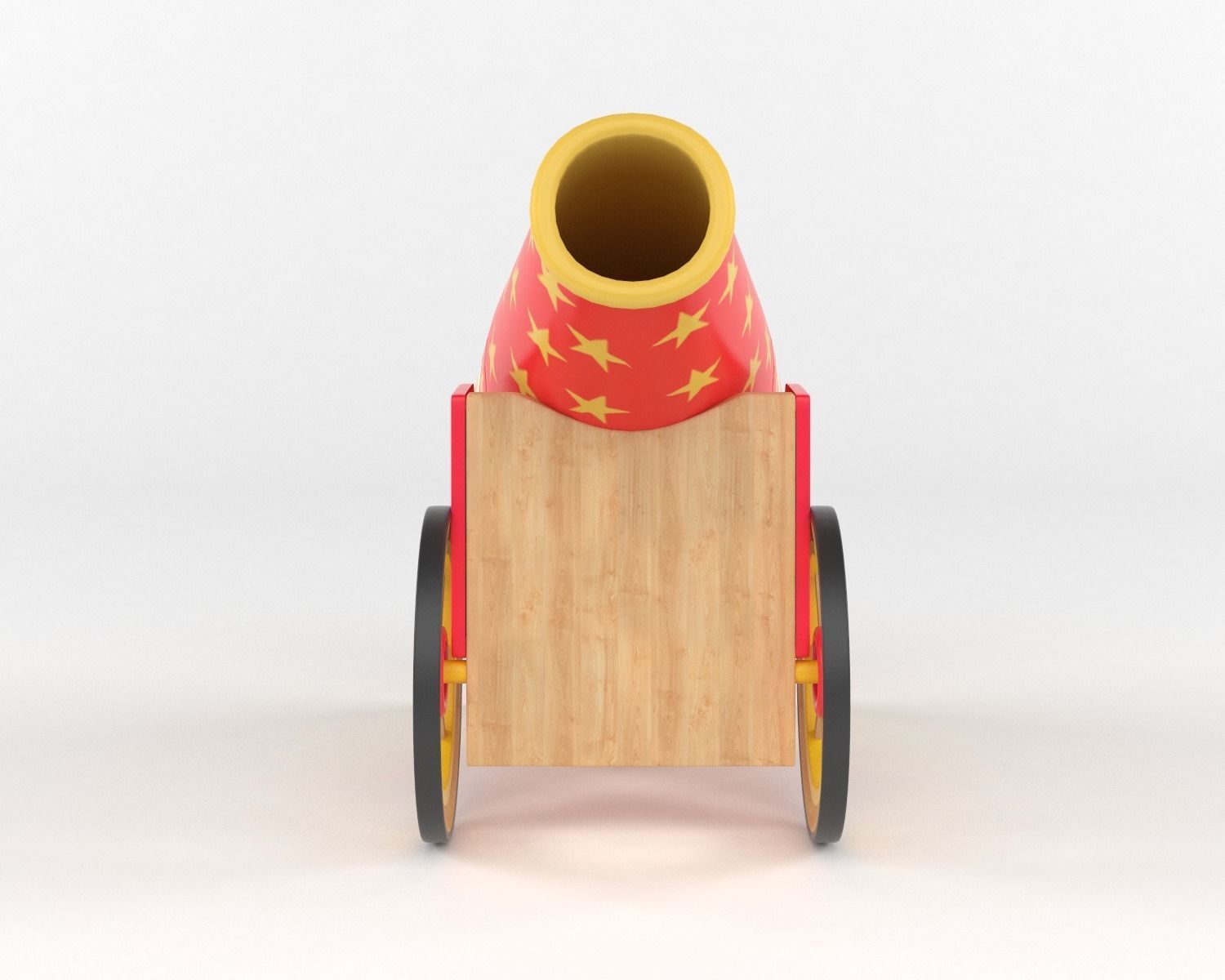 Circus Cannon 3D model_4