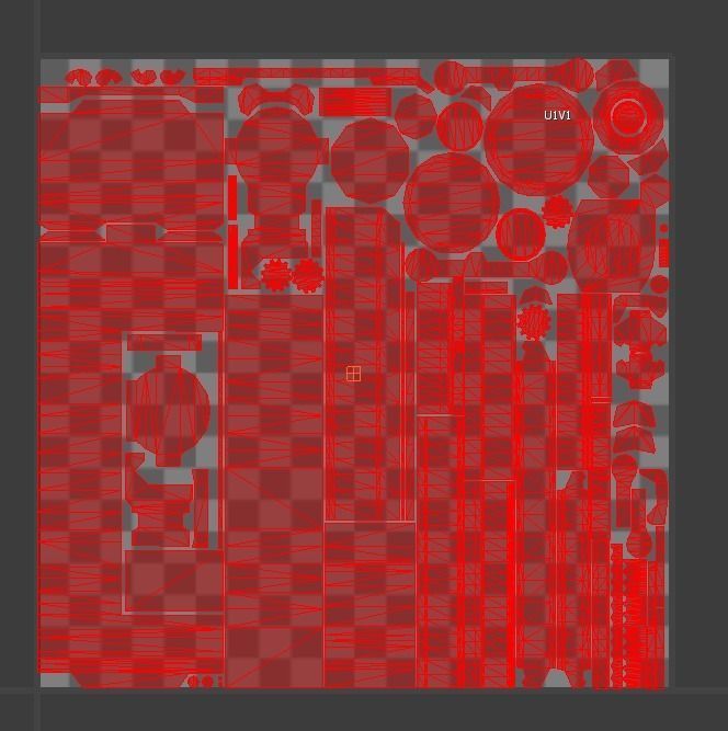 Aimpoint PRO Patrol Rifle Optic Low-poly 3D model_7