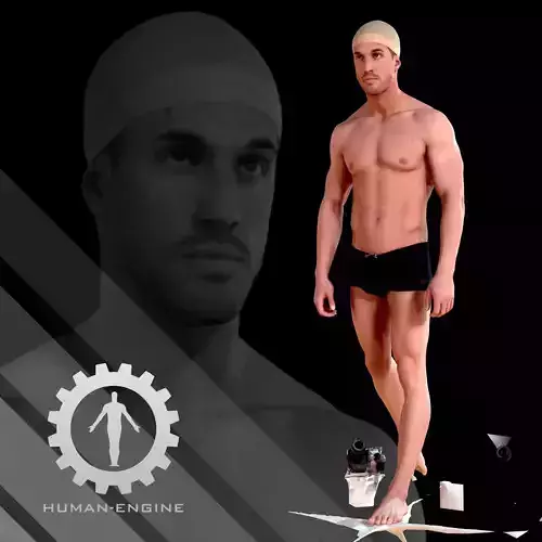 Male Scan - Mick 008 Standing Pose