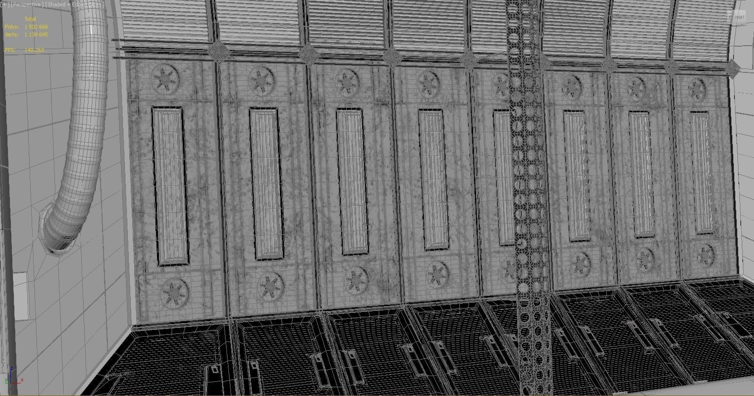 Scifi room 3D model_42