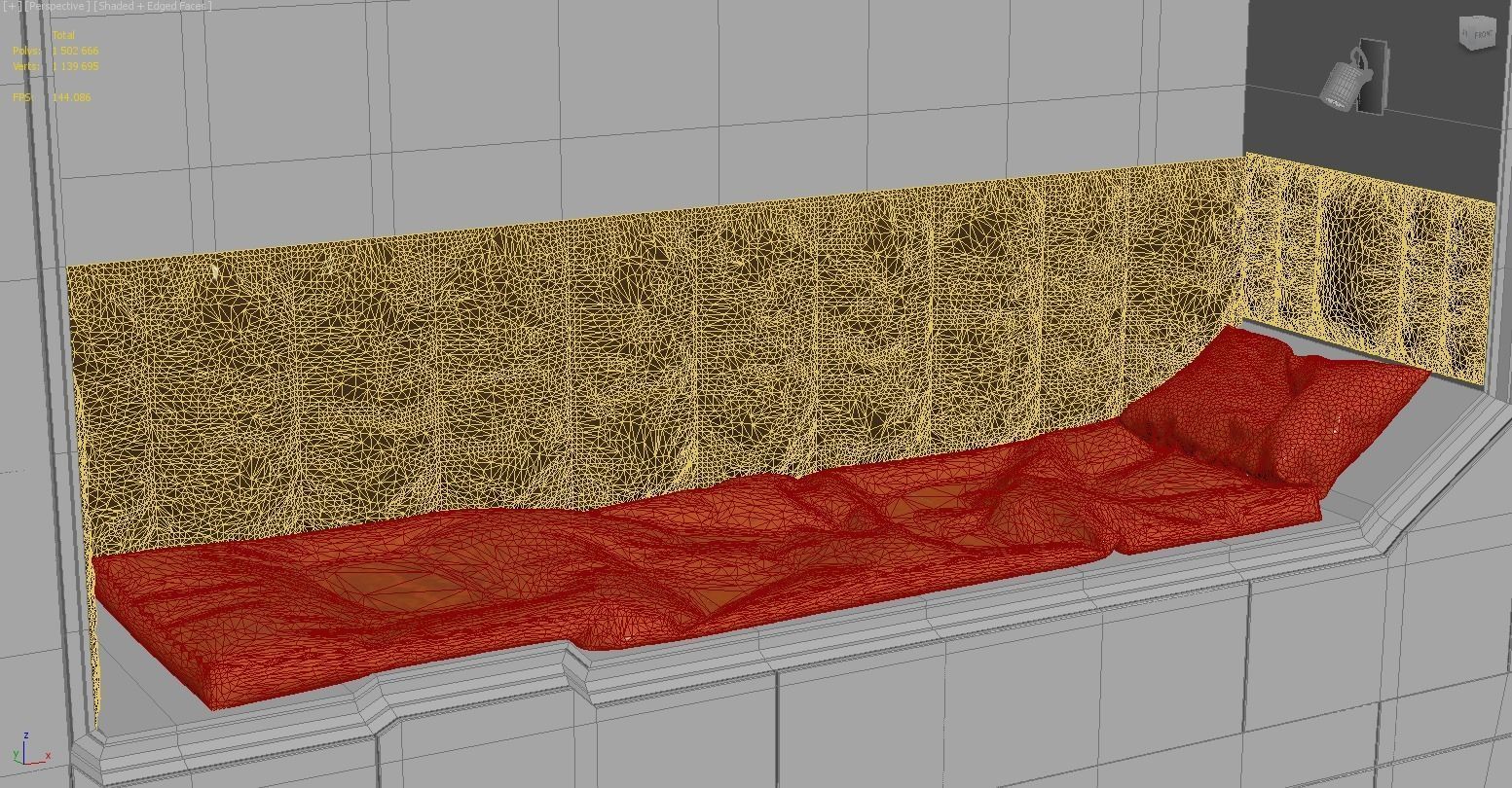 Scifi room 3D model_40