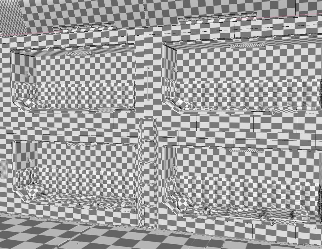 Scifi room 3D model_25