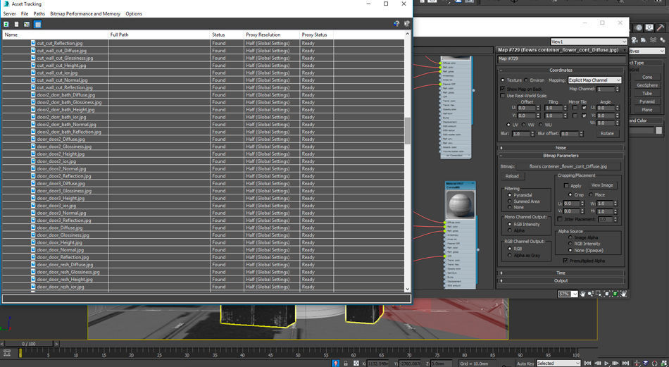 Scifi room 3D model_36