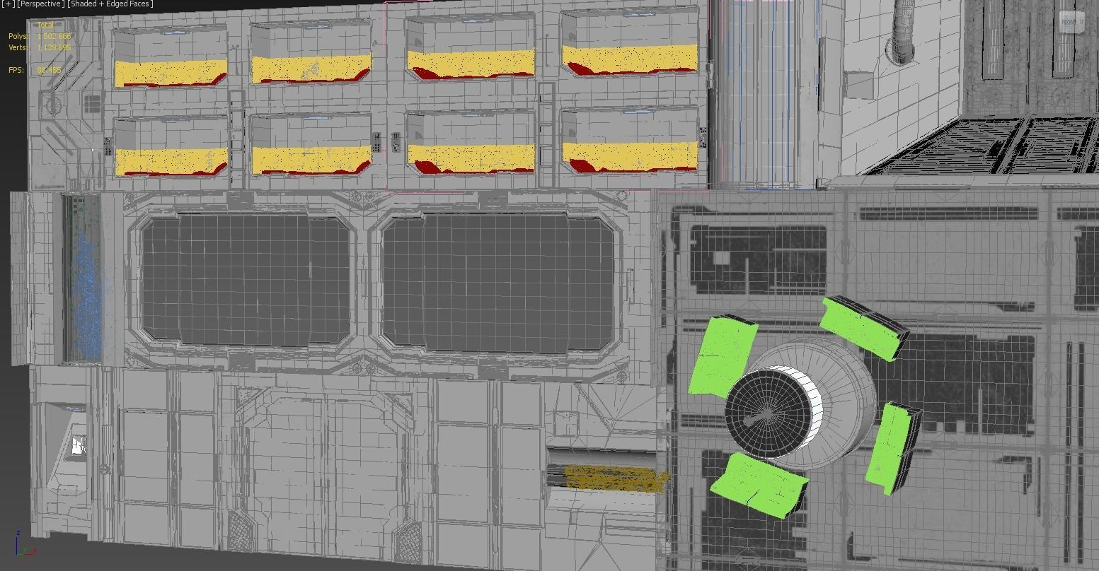 Scifi room 3D model_39