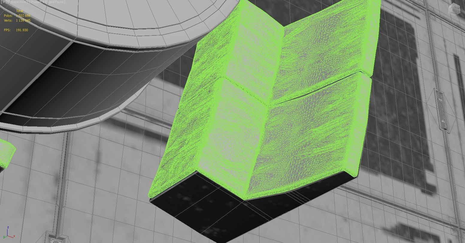 Scifi room 3D model_41