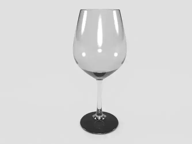 Wine Glass and bottle of watter