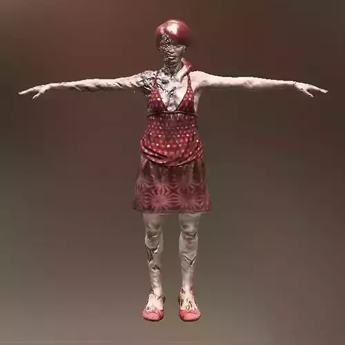 Zombie Female red head