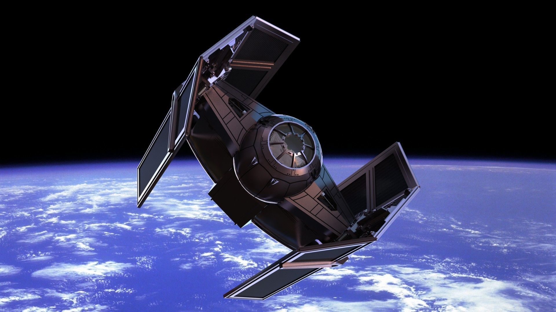 Vader Tide Fighter  3D model_5