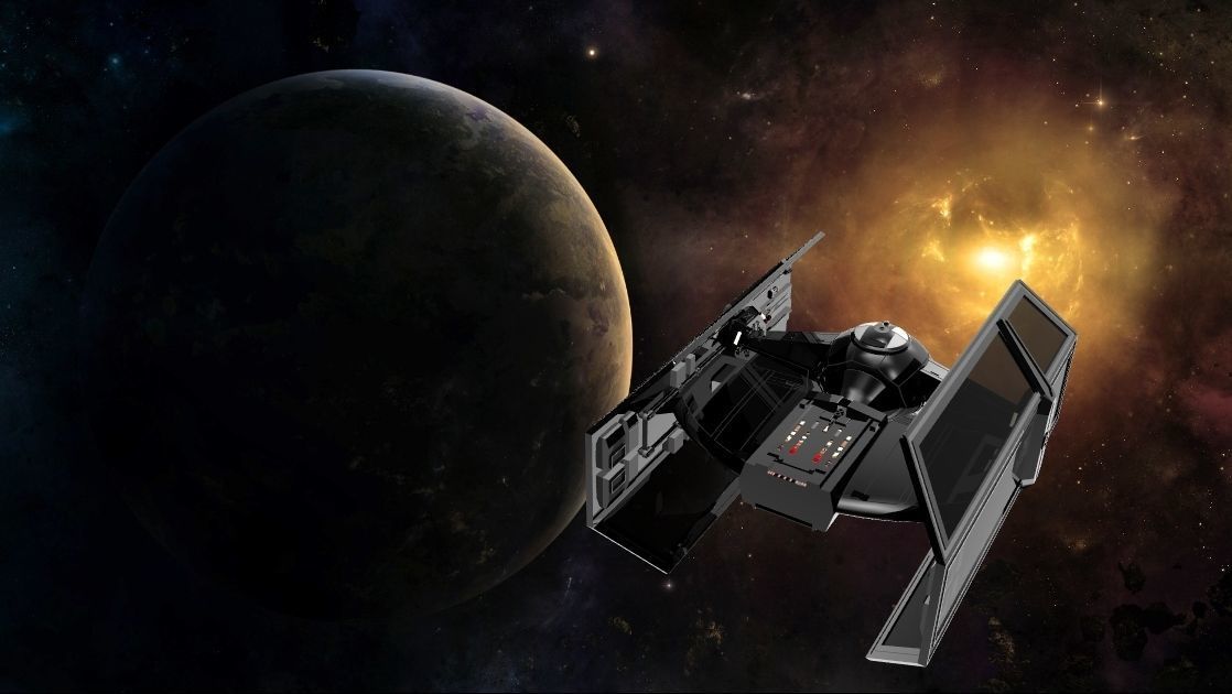 Vader Tide Fighter  3D model_4