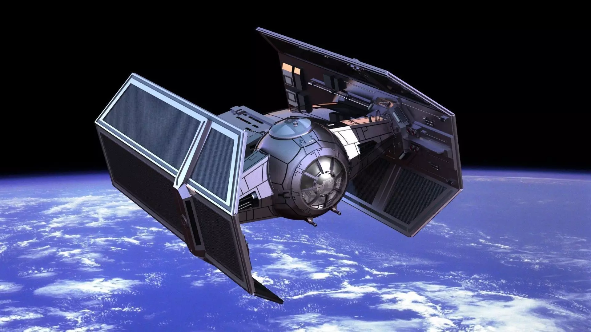 Vader Tide Fighter  3D model_0