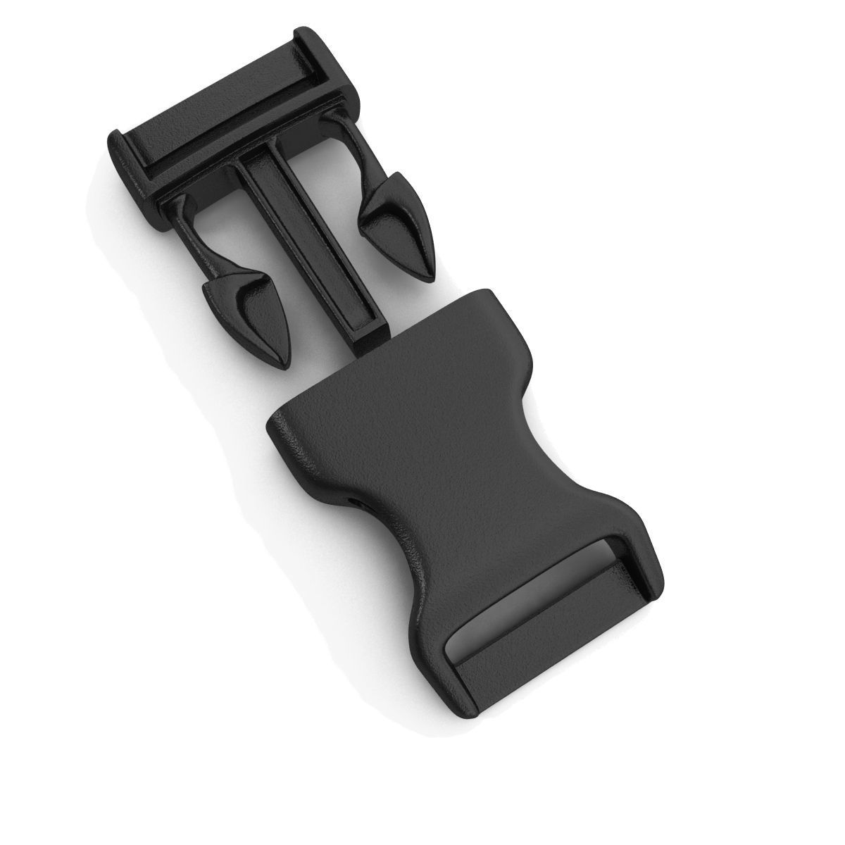 buckle clip  3D model_3