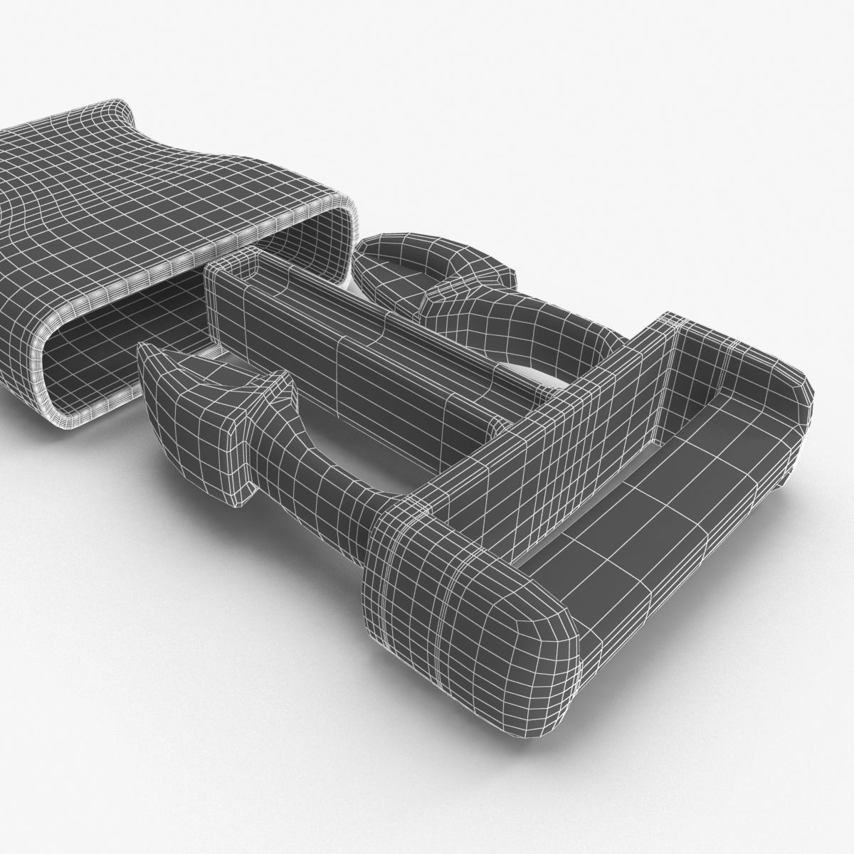 buckle clip  3D model_10