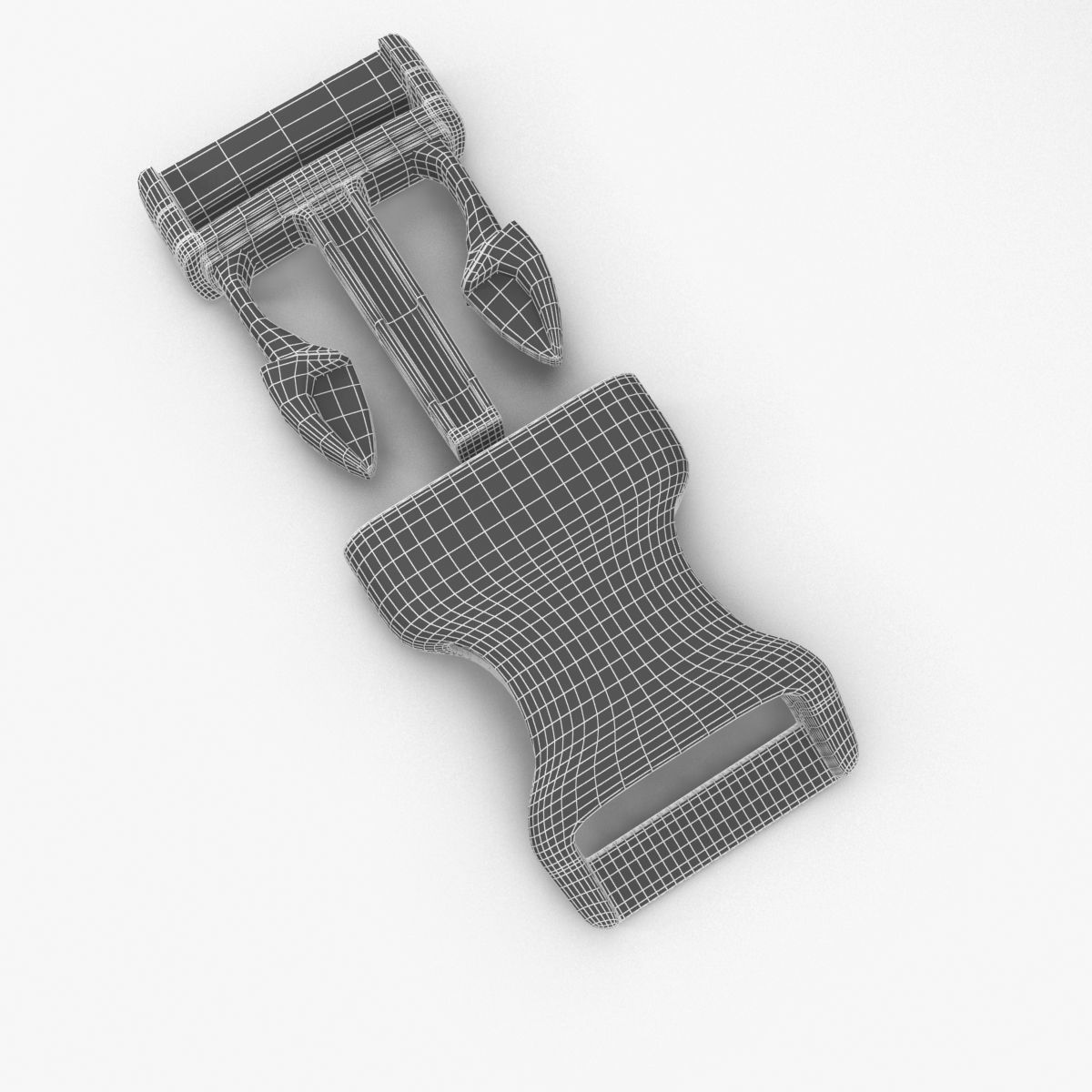 buckle clip  3D model_12