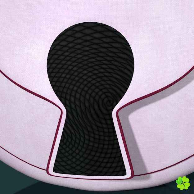 Handbag denim printed low poly Low-poly 3D model_11