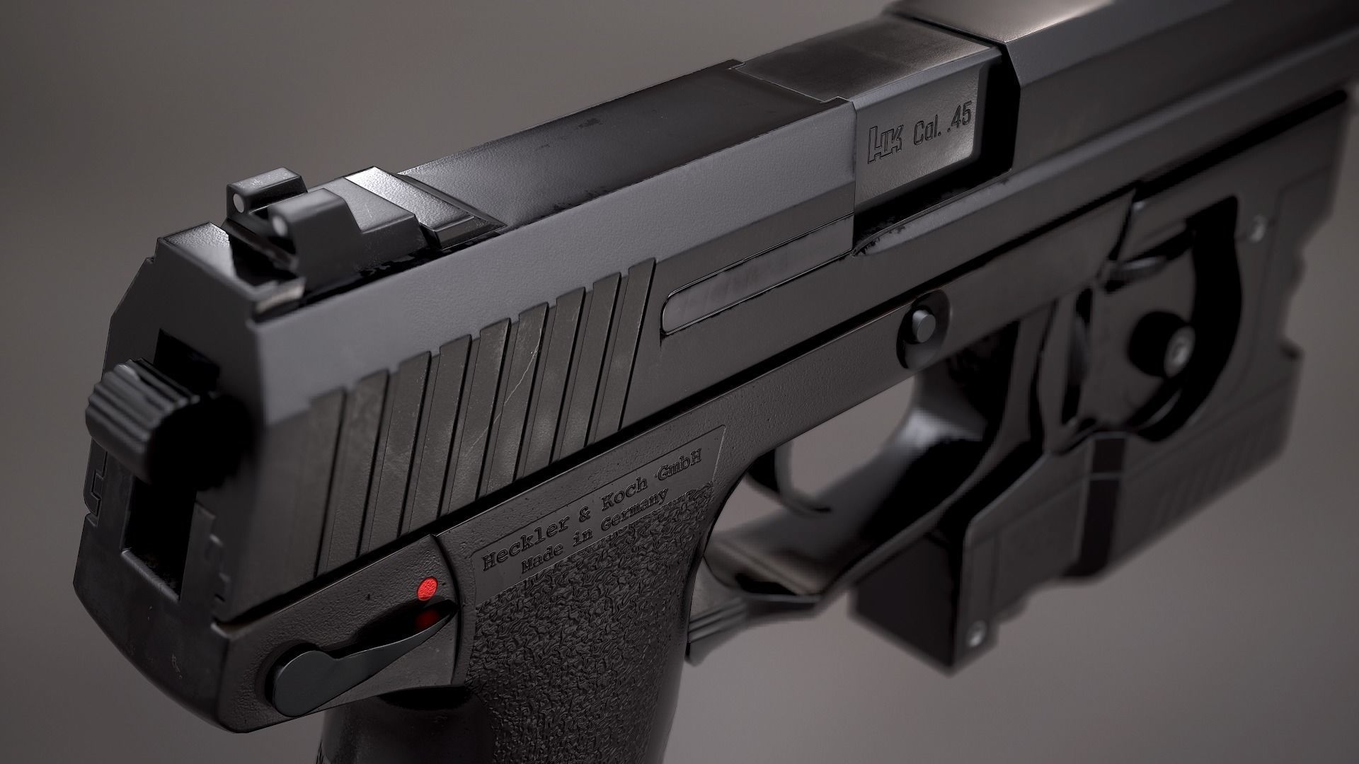 MK23 SOCOM PBR Low-poly 3D model_2