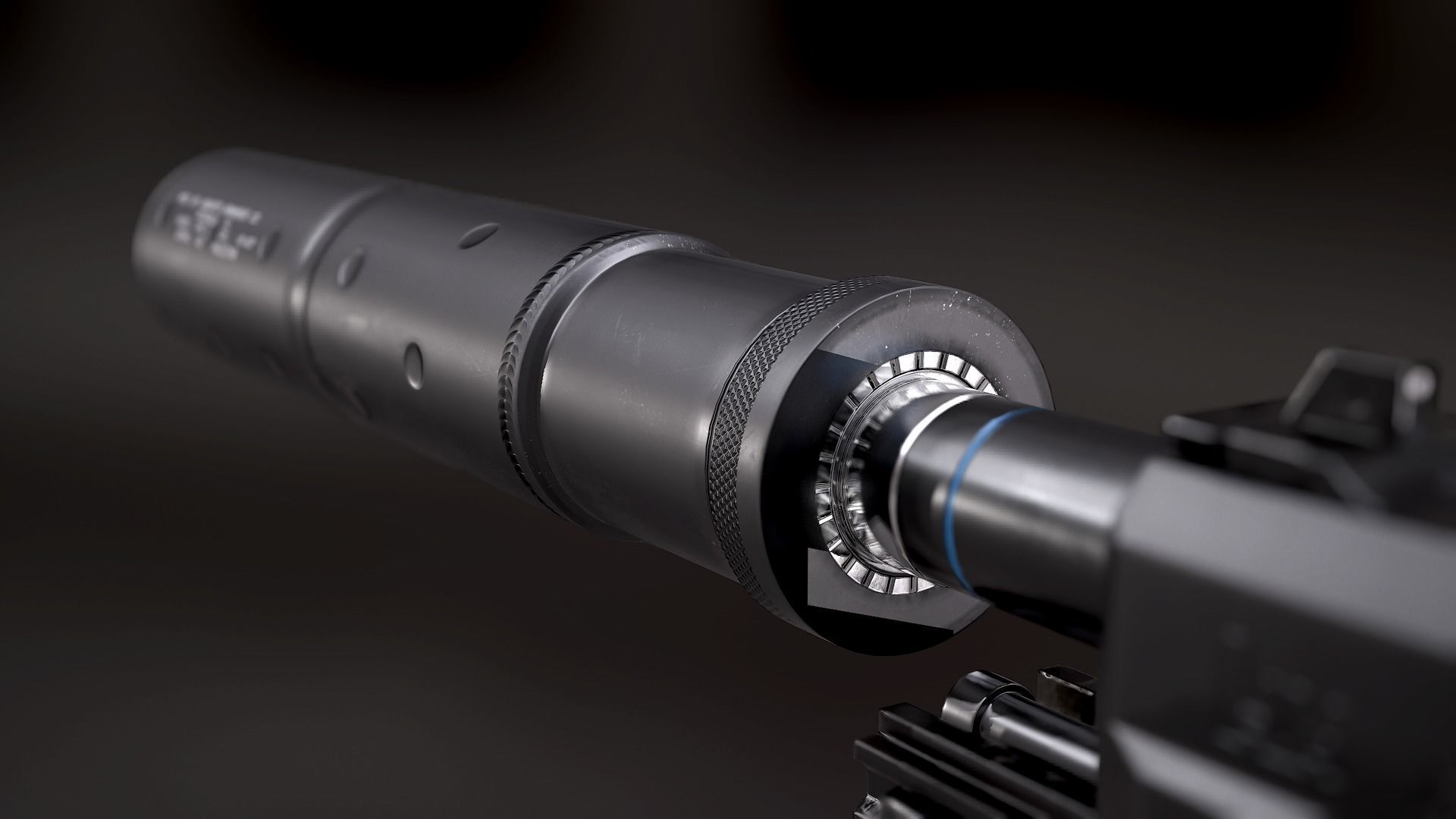 MK23 SOCOM PBR Low-poly 3D model_3