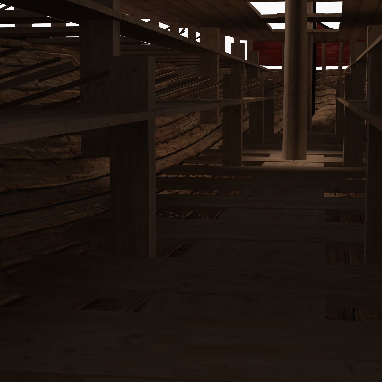 Low-poly Greek Trireme Low-poly 3D model_16