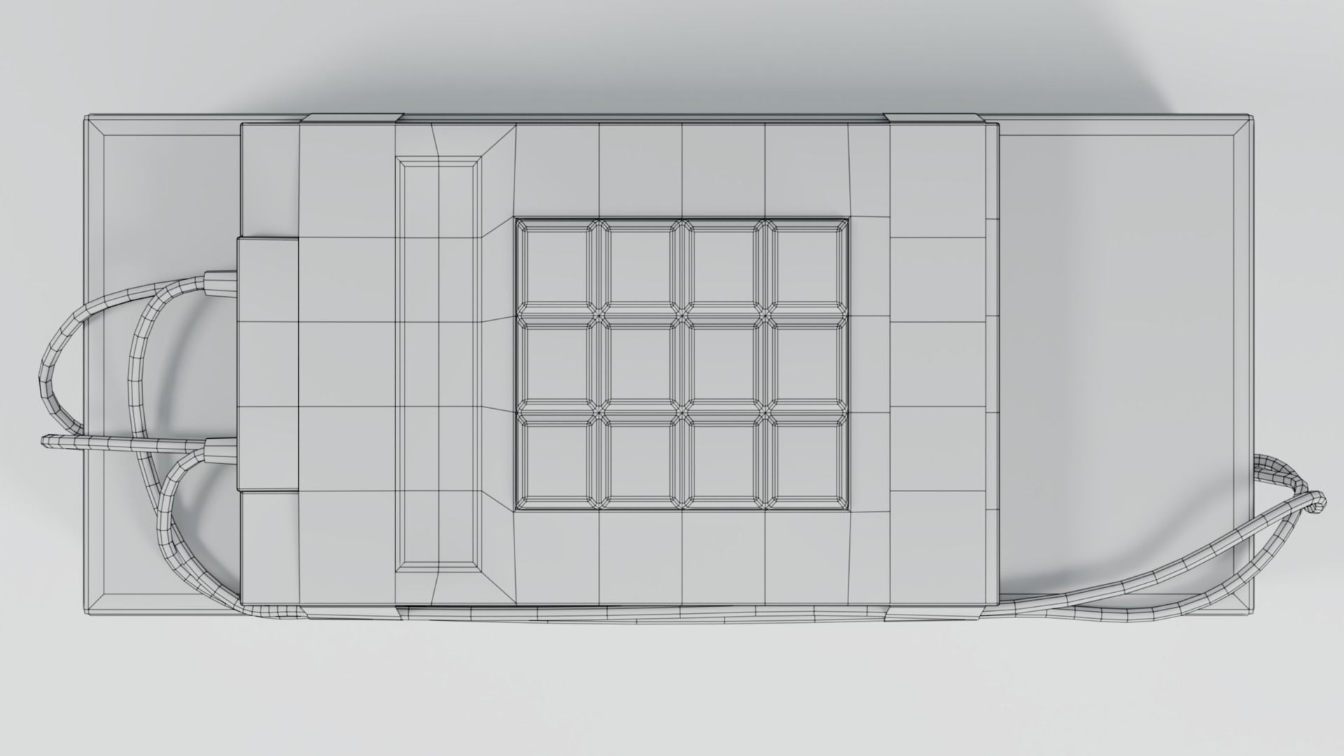 C4 Bomb - Improvised explosive device PBR Low-poly 3D model_11