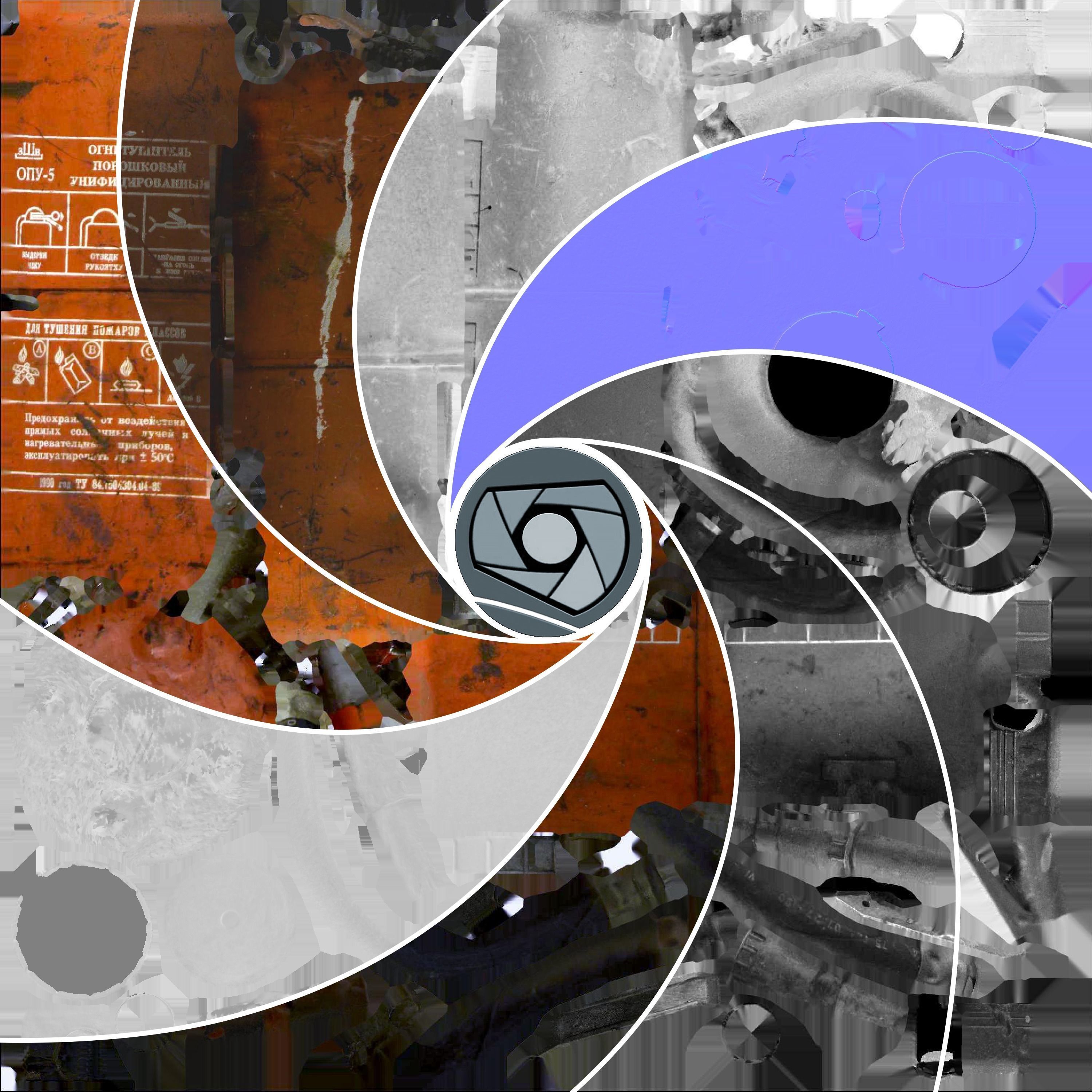 Fire extinguisher 3D model_2