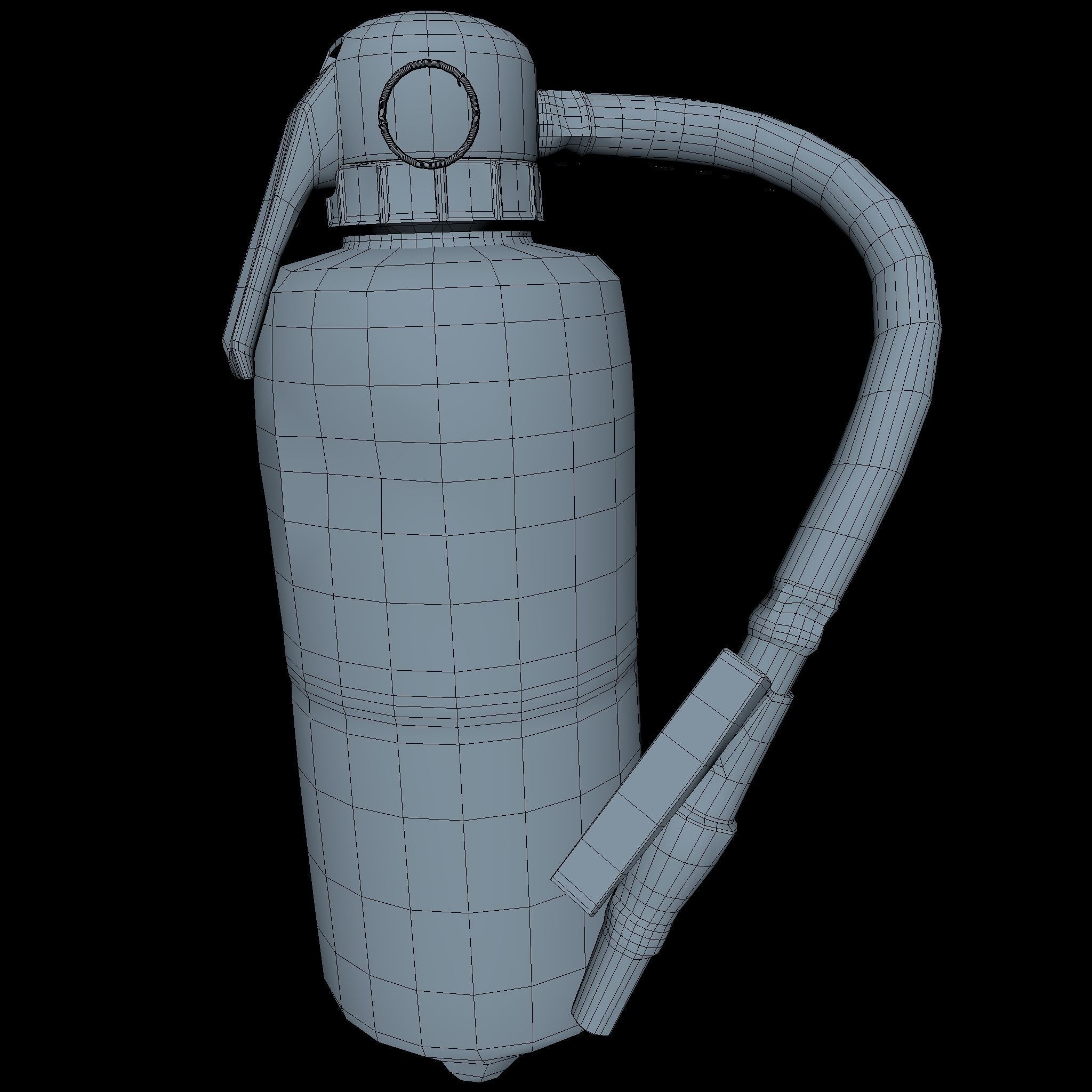 Fire extinguisher 3D model_3