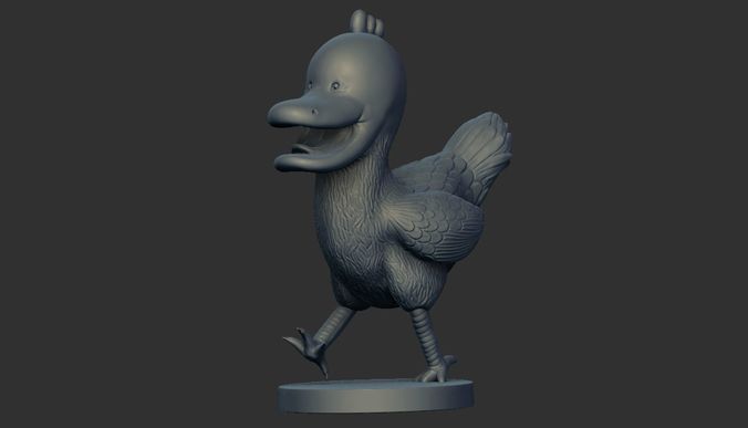 PiKaDragon chicken statue 3D print model