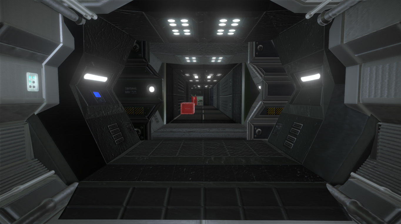 Sci fi Level design Free low-poly 3D model_5