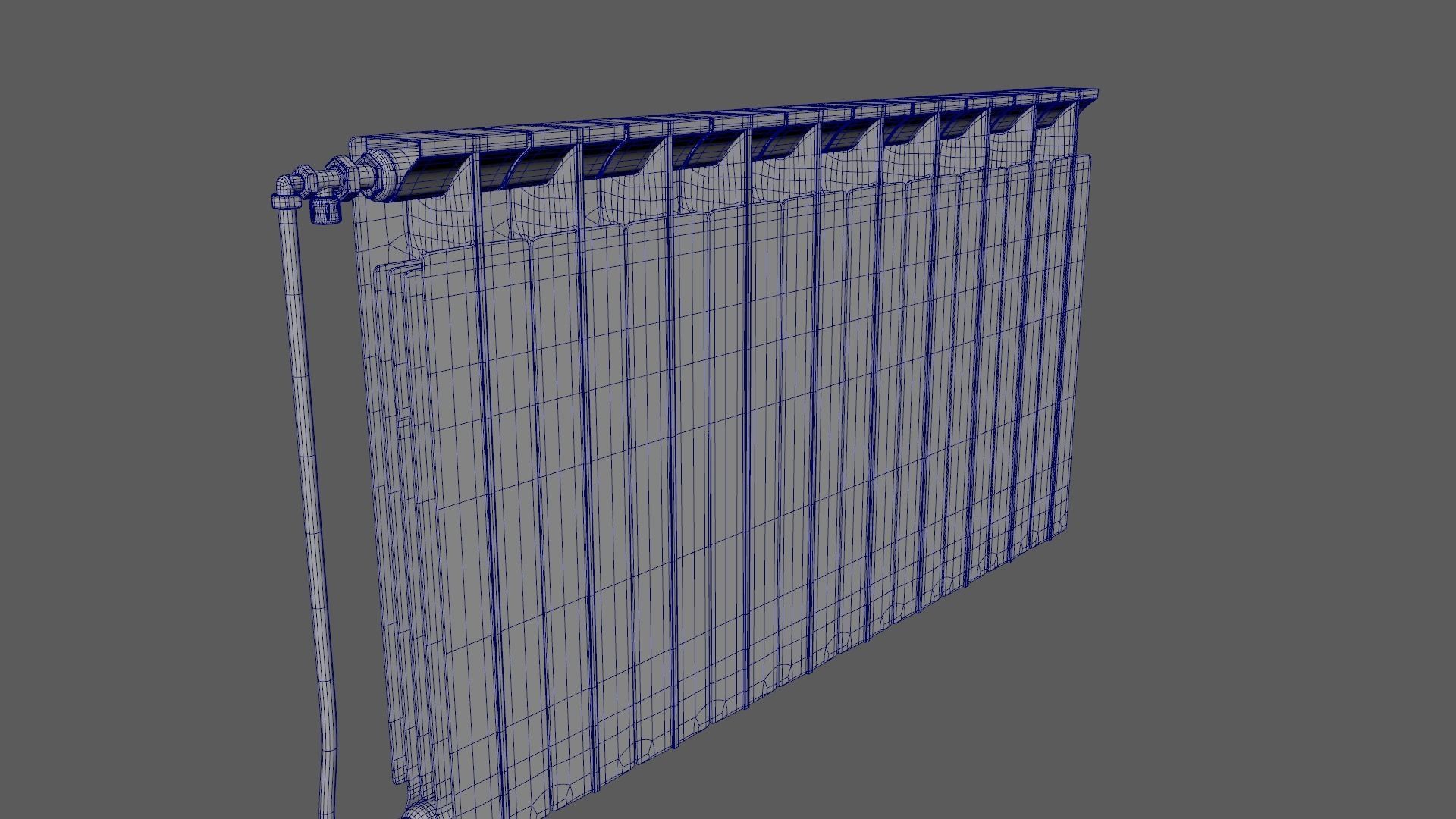 Radiator panel 3D model_4