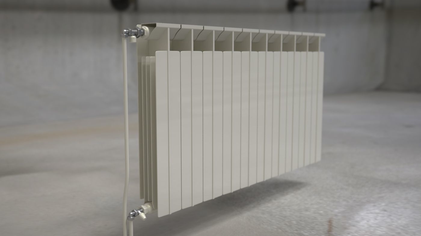 Radiator panel 3D model_1