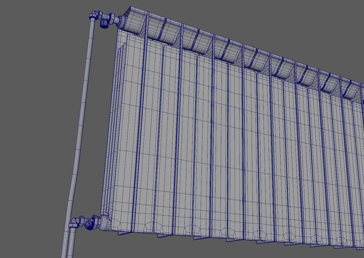 Radiator panel 3D model_5