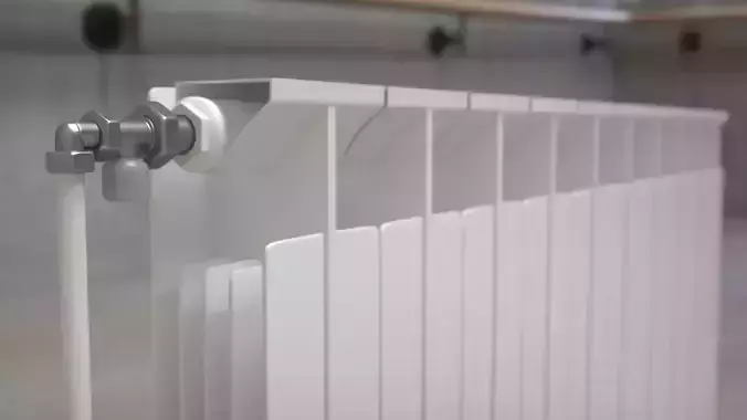 Radiator panel 3D model