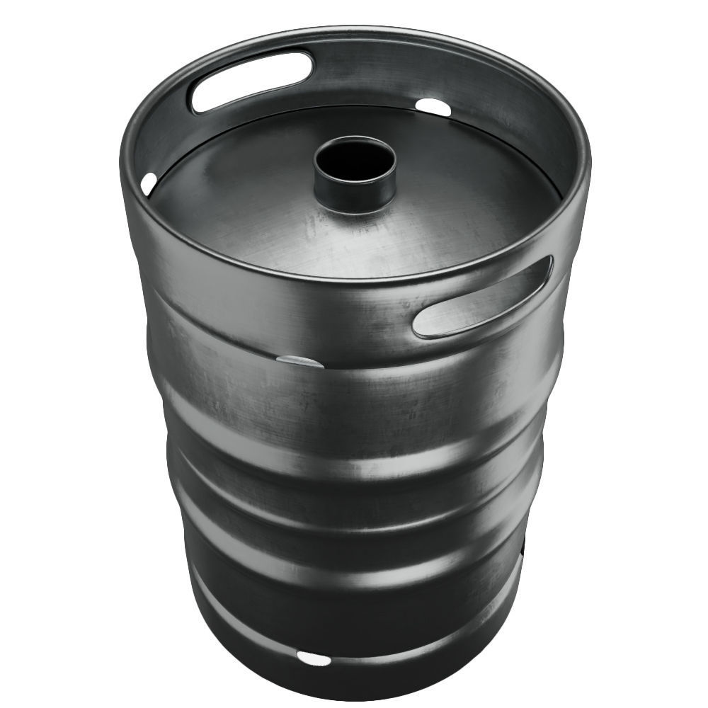 Beer Keg - PBR Clean and Wear textures 3D model_2