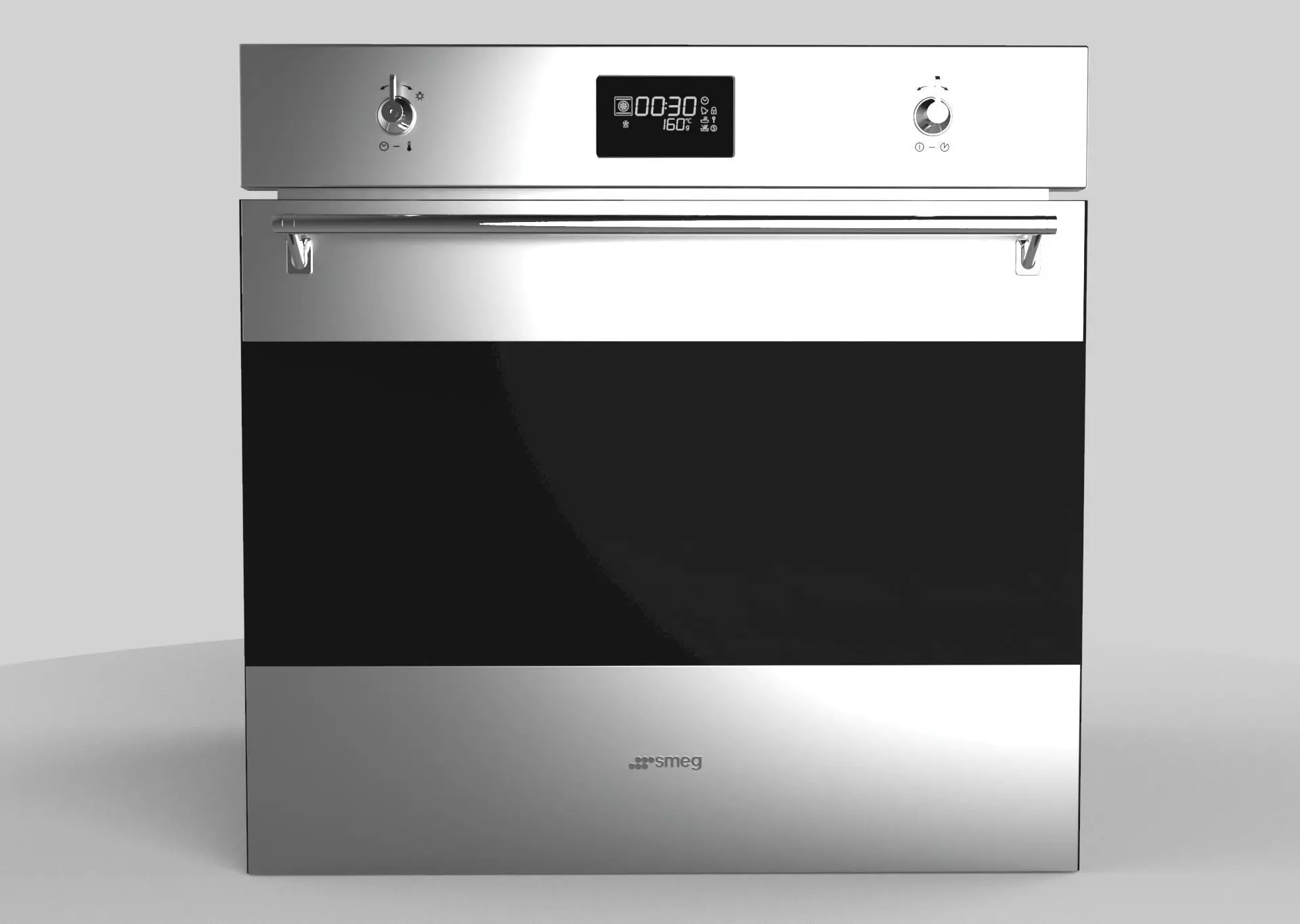 Smeg SFPA6309X Low-poly 3D model_0