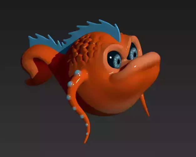 Orange Sea Creature