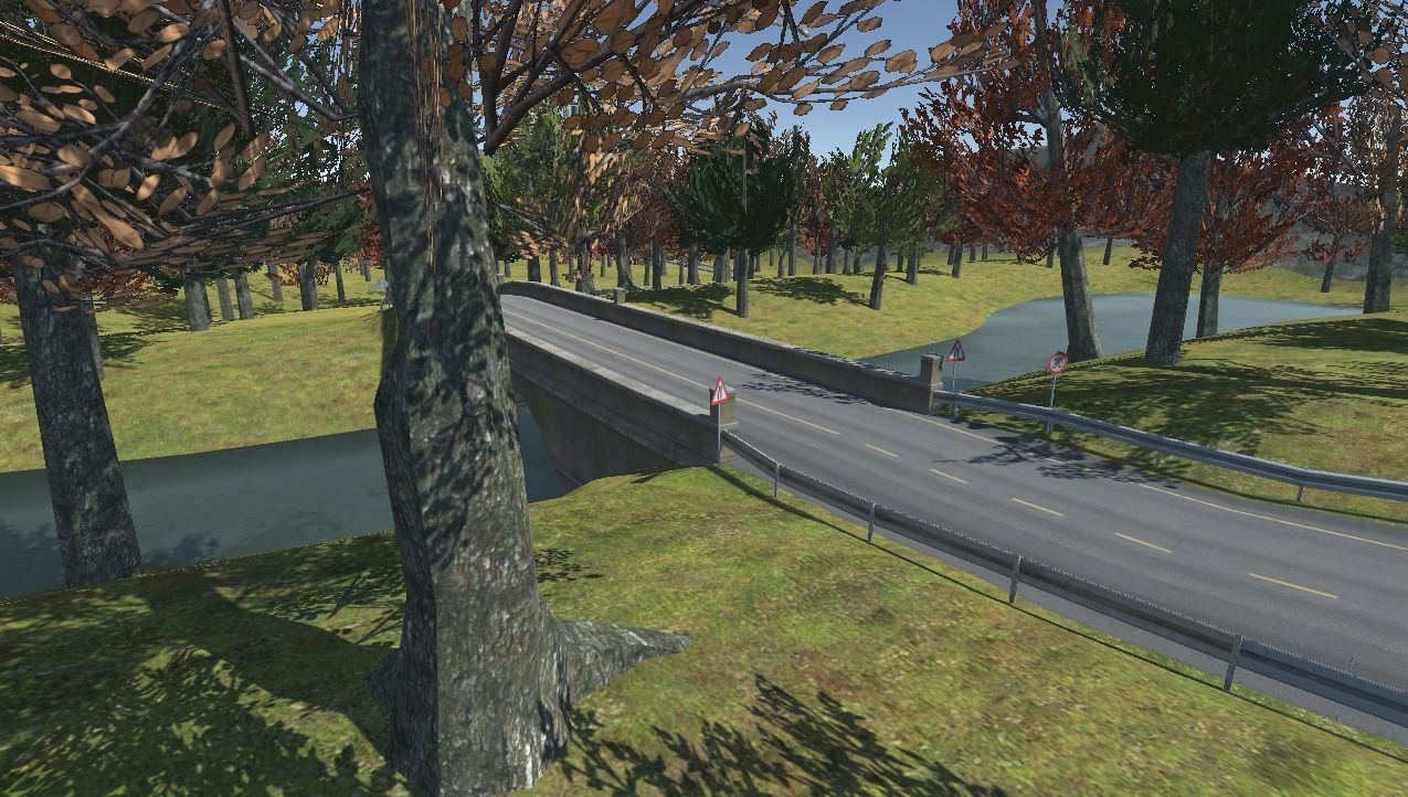 Forest Racing Track Low-poly 3D model_8