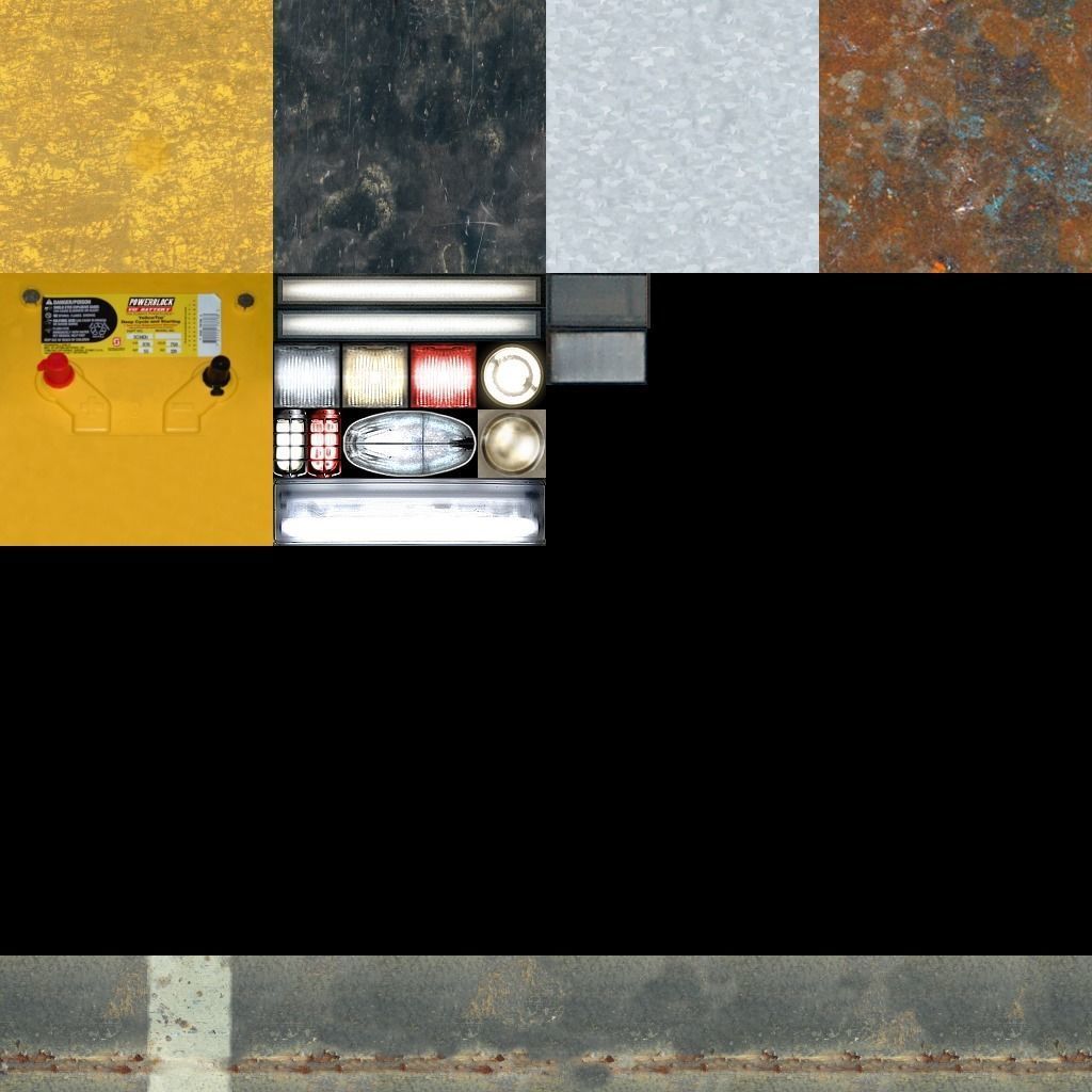 Forest Racing Track Low-poly 3D model_16