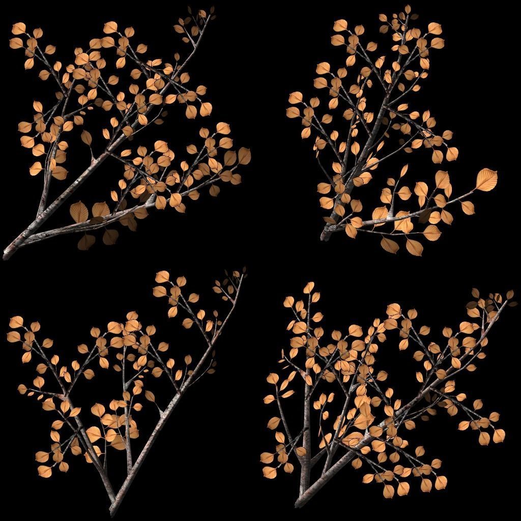 Forest Racing Track Low-poly 3D model_21