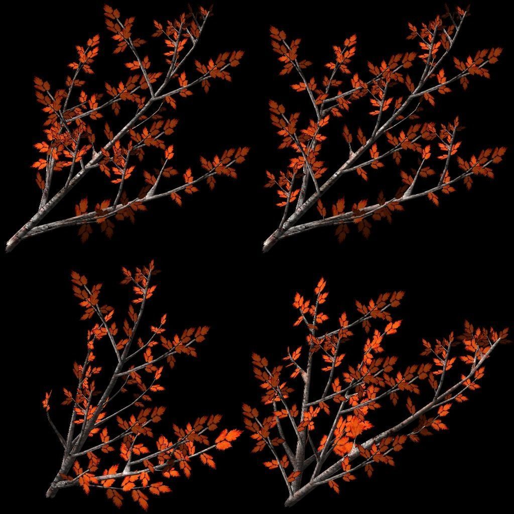 Forest Racing Track Low-poly 3D model_22