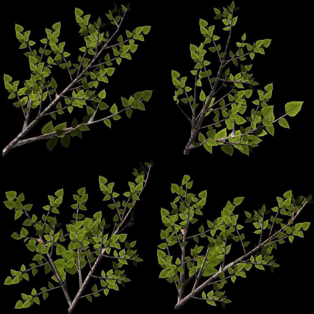 Forest Racing Track Low-poly 3D model_24