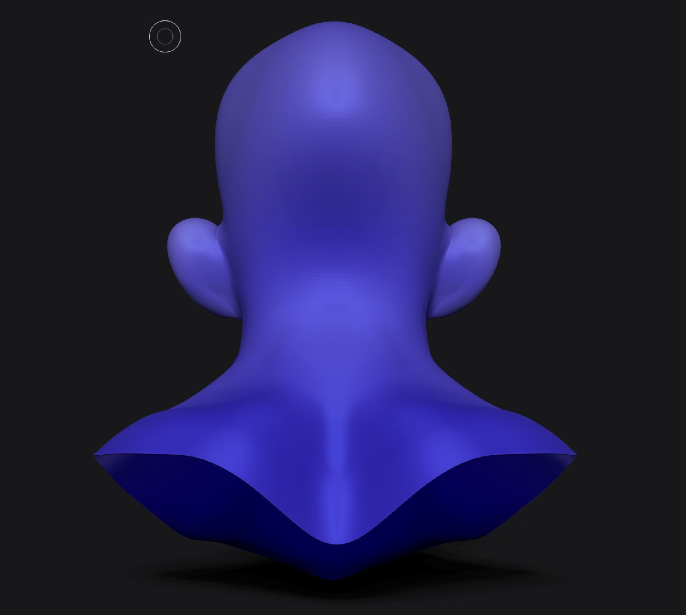 Human Stylized Head 3D model_3