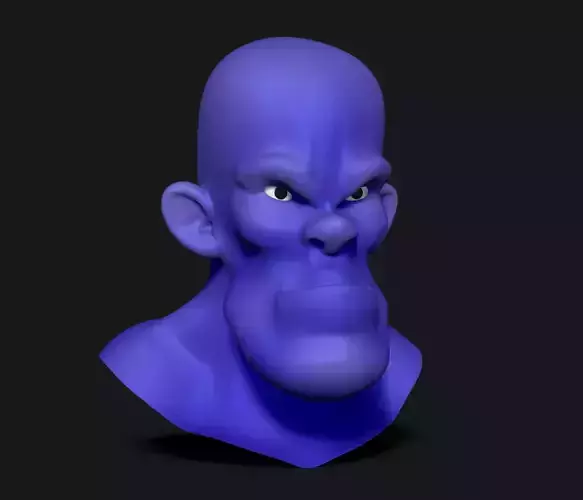 Human Stylized Head 3D model