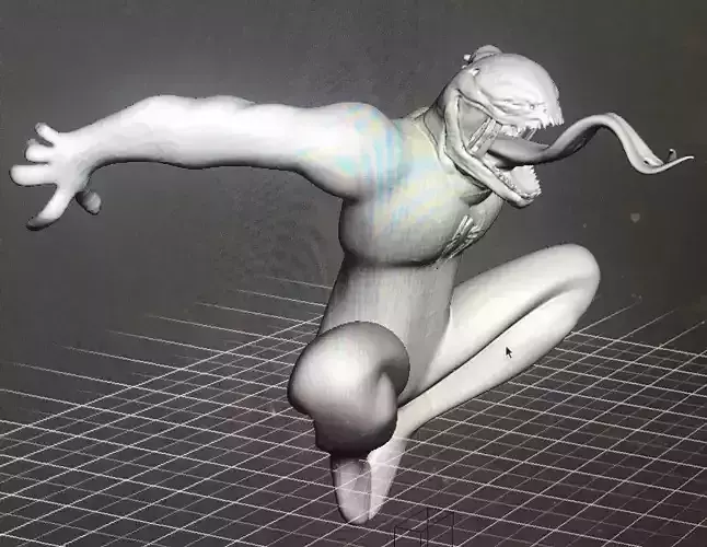 venom spider man 3D print model