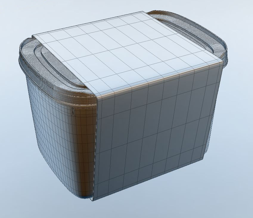Ice cream container 3D model_7