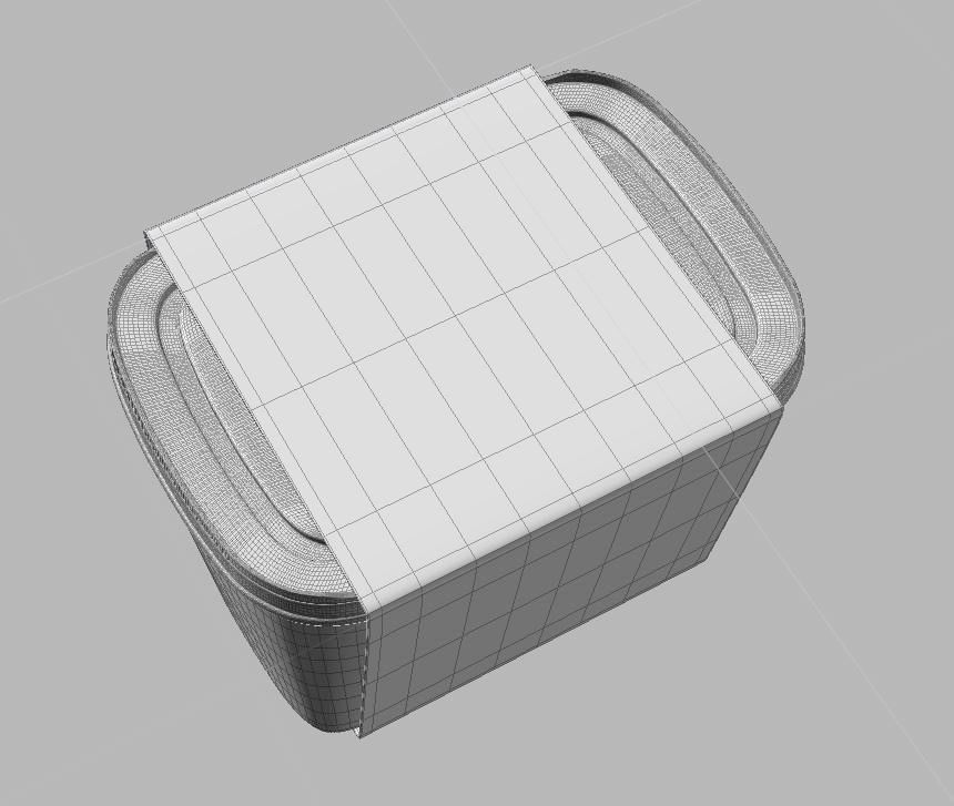 Ice cream container 3D model_8